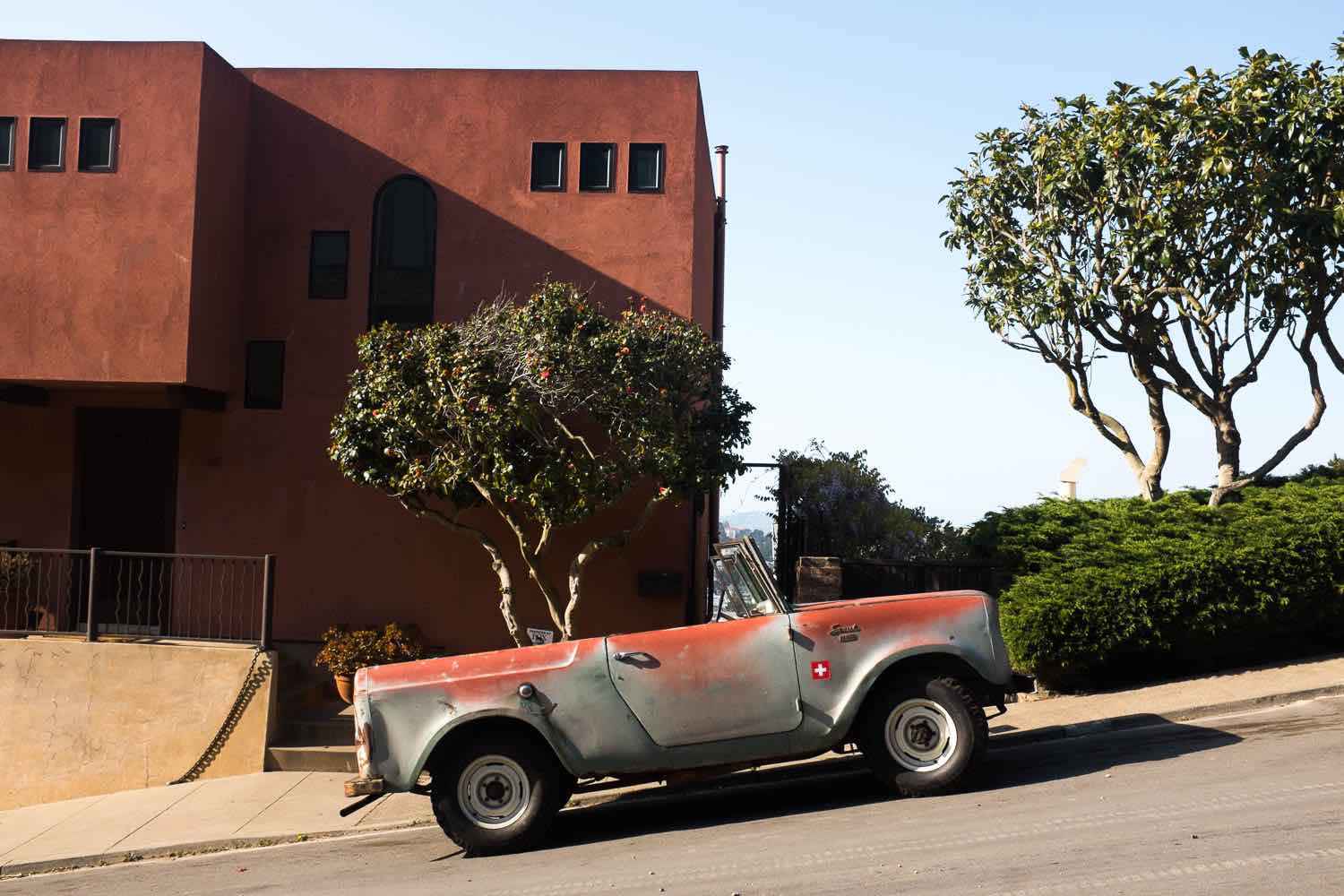 An classic car in San Francisco